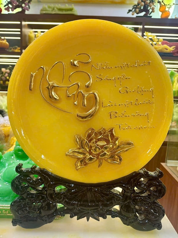 Đĩa Phúc Lộc Thọ nhẫn 